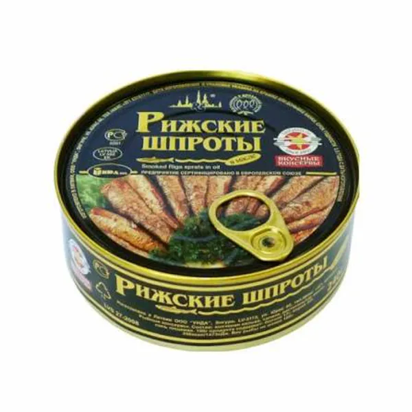 Рижские шпроты 160г