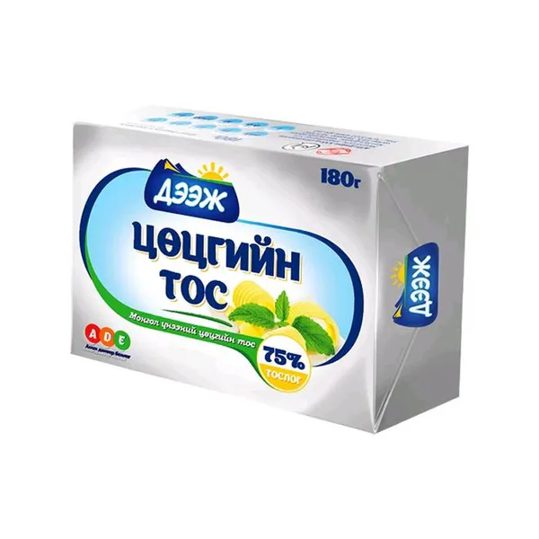 Дээж цөцгийн тос 75% 180г